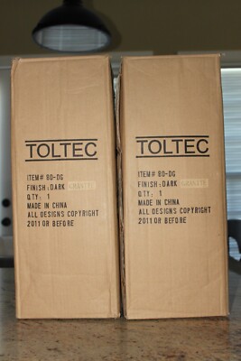 Toltec Lighting Model No. 80-DG Light Stem Pendant Hang Straight, Sold As Pair