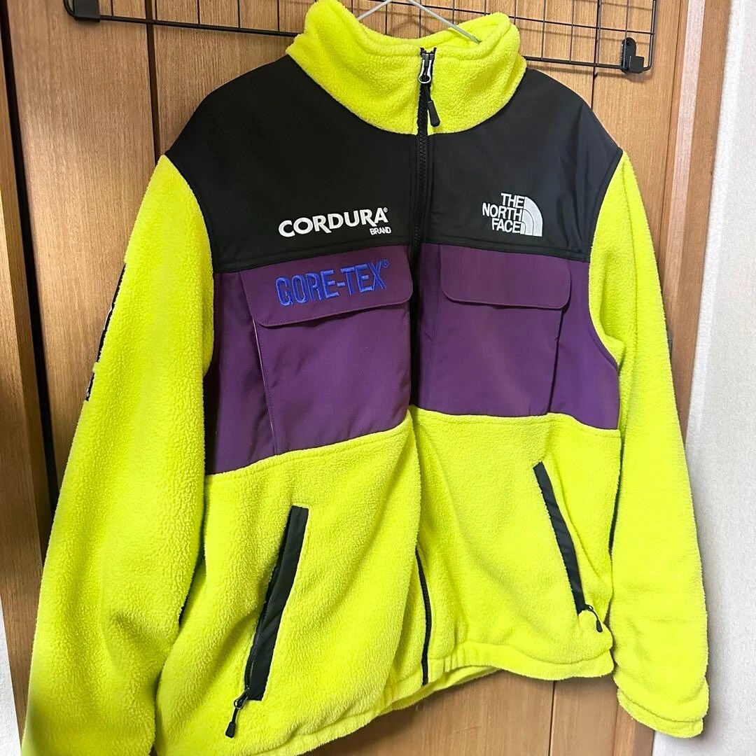 Veste polaire Supreme The North Face Expedition FW18 jaune taille L très bon état +
