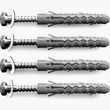 4 x GDK gun cabinet wall mount bolts, safe wall/floor fixings