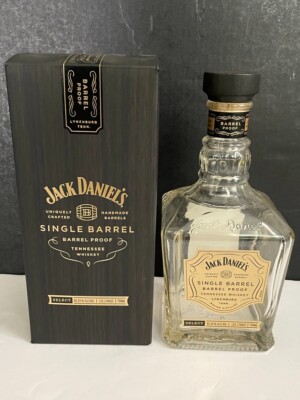 8/20/20 COVID supply chain Jack Daniels Single Barrel Proof EMPTY Bottle/box