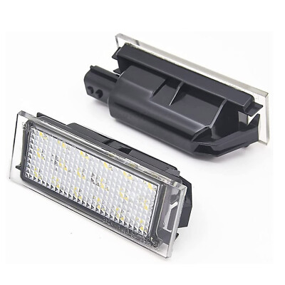 2x LED Kennzeichenbeleuchtung für Renault Megane Clio III Twingo II Laguna DE
