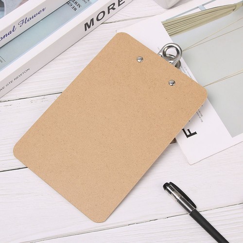 Supplies Wooden Storage Writing Sheet Pad Folder Board Filing Clip Clipboards - Picture 5 of 14