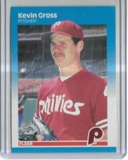 1987 Fleer #174 Kevin Gross Philadelphia Phillies