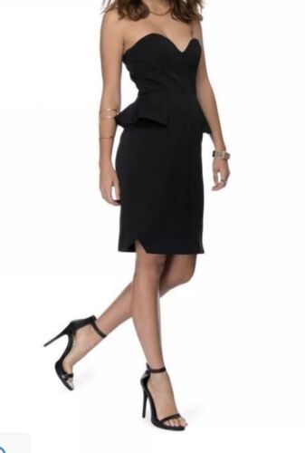 Ladies FINDERS KEEPERS “Take A Shot” Black Dress. Size S. NWT $179.95 - Afbeelding 1 van 8