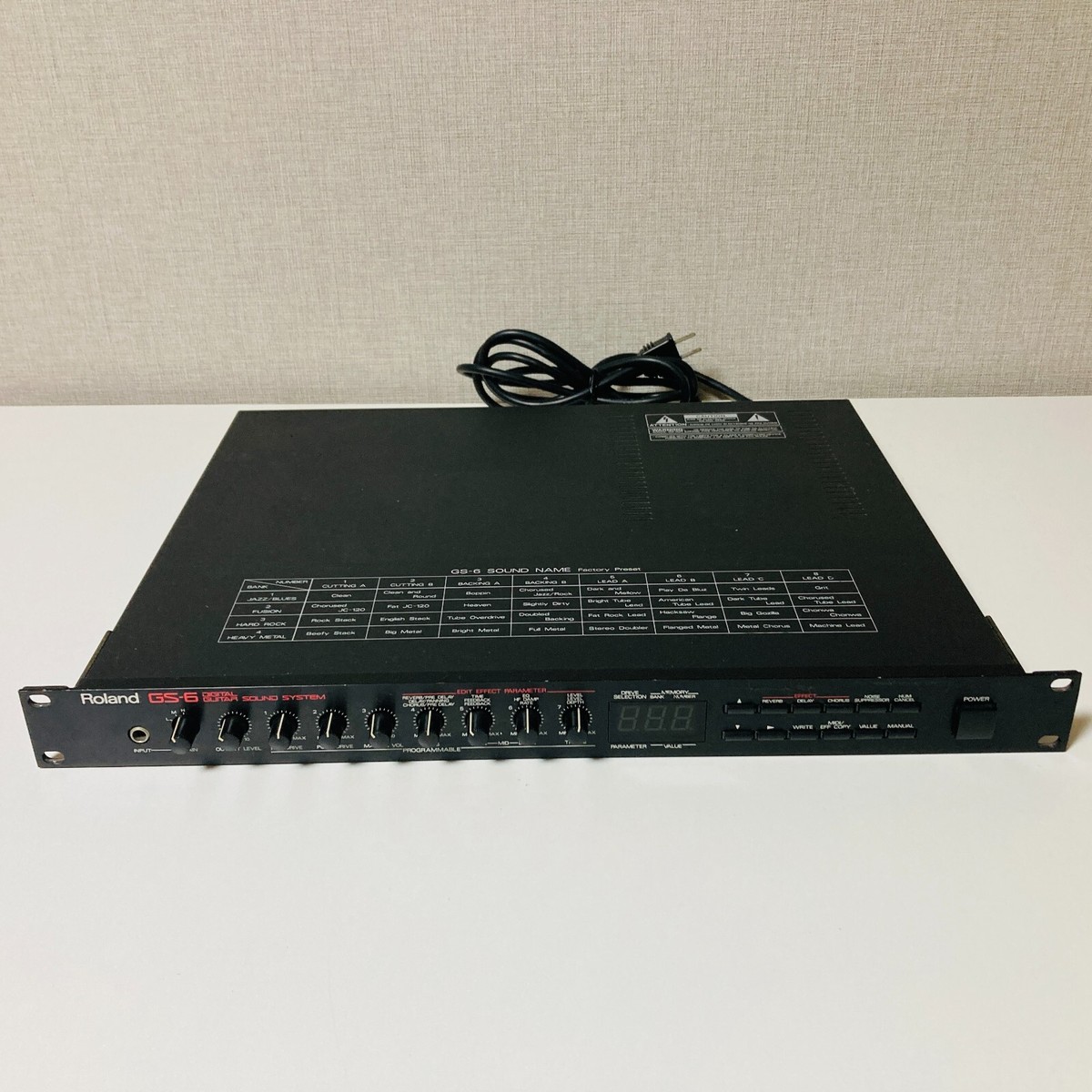 週末セール！Roland GS-6 Digital Sound System Roland GS-6 Digital Guitar Sound System & Preamp Rackmount