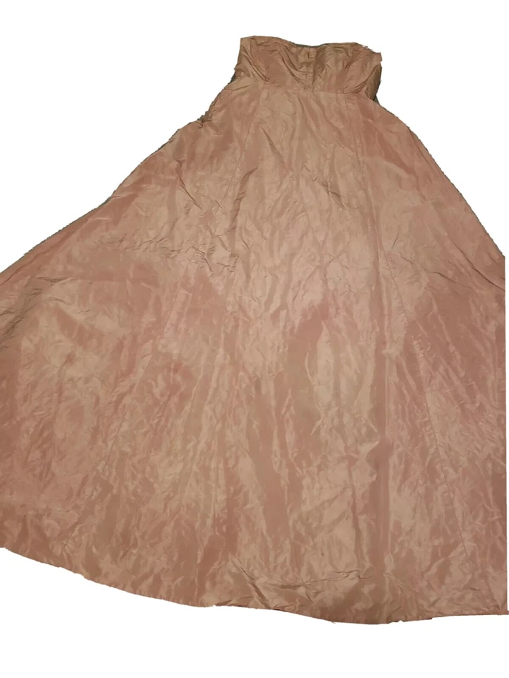 Vestido de novia J Crew seda tafetán 'Sabine Destination' color rosa rubor talla pequeña Foto 4 de 4