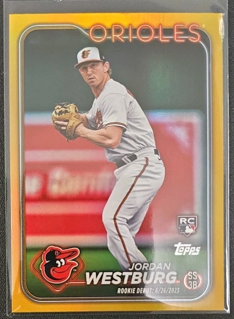 2024 Topps Update Jordan Westburg US125 Rookie Debut Gold Foil