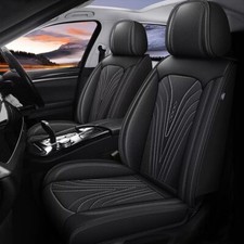 Front Row Car 2-seat Covers Faux Leather Protector Pad For Kia Soul 2010-2024 Front Row Car 2-seat Covers Faux Leather Protector Pad For Kia Soul 2010-2024
