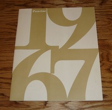 Original 1967 Pontiac Full Line Sales Brochure 67 Gto Tempest Grand Prix Original 1967 Pontiac Full Line Sales Brochure 67 Gto Tempest Grand Prix