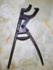 VINTAGE ANTIQUE BICYCLE ELDI PLIERS GERMANY SPECIAL TOOL CRIMPER HOLE PUNCH USED