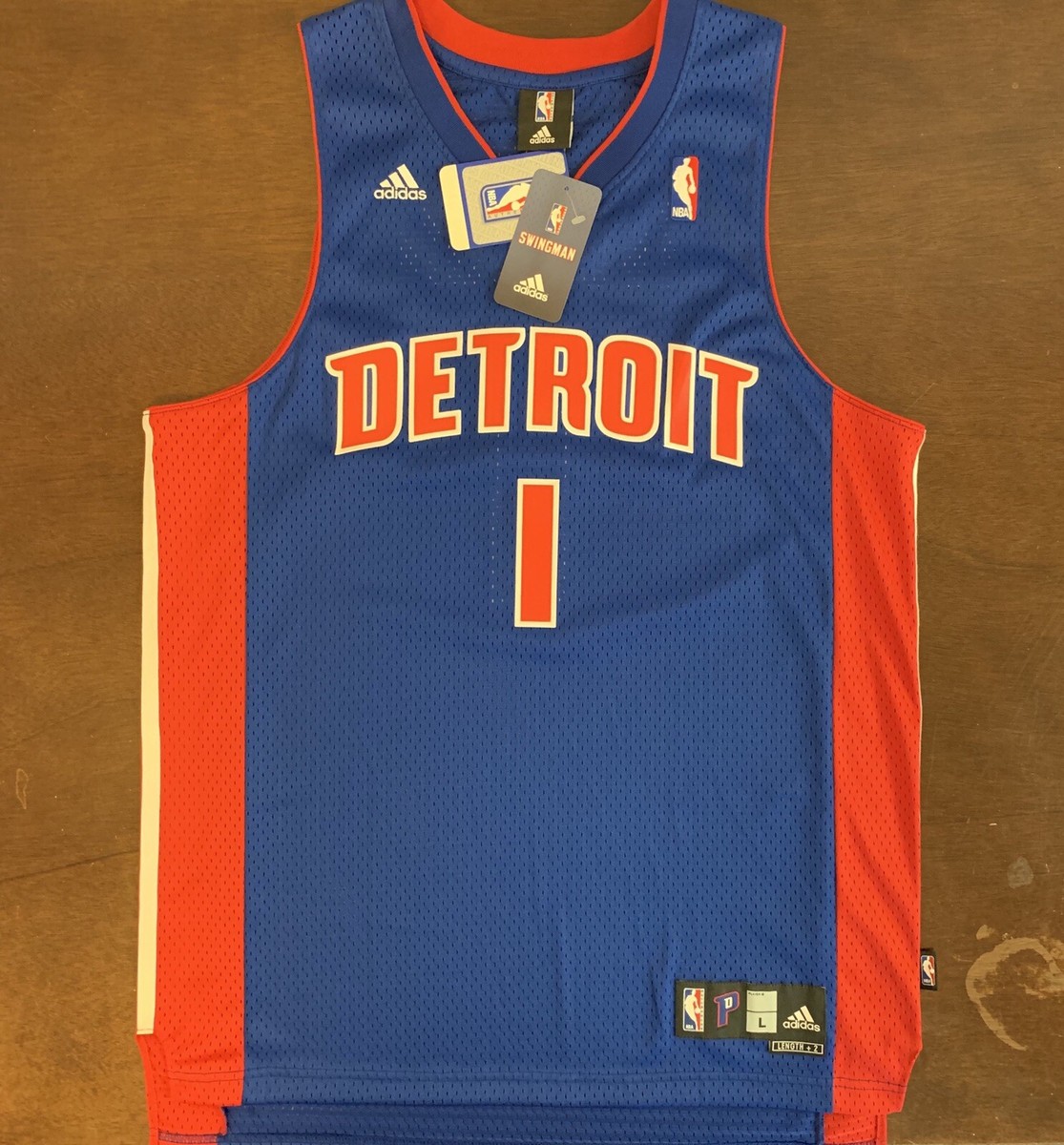 NBAアイバーソン デトロイト ピストンズ adidas アディダス 2XL Rare Vintage Adidas NBA Detroit Pistons Allen Iverson