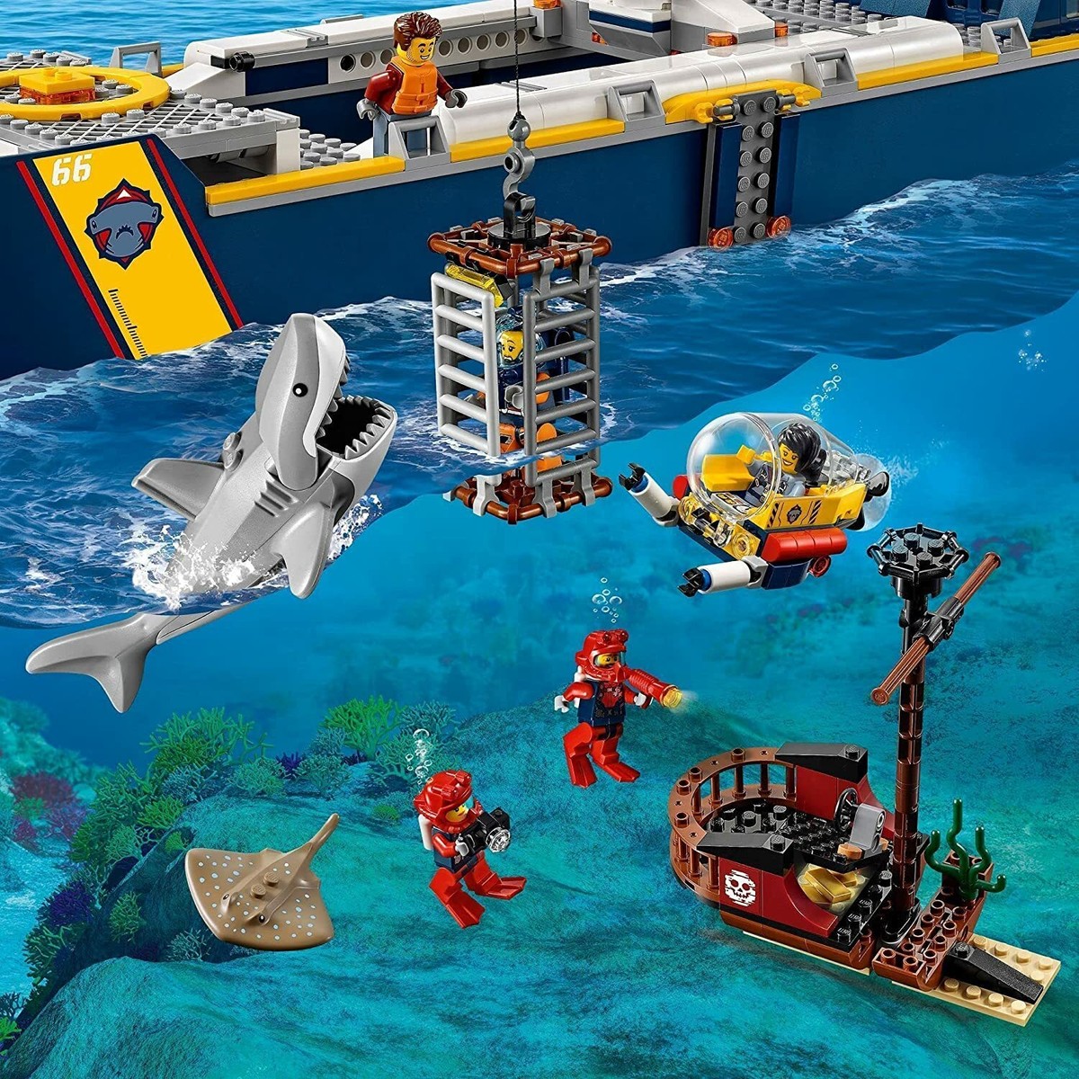 LEGO City Sea Expedition Undersea Exploration Ship 60266 | eBay