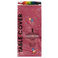 72" x 72" Burgundy Vinyl Table Cloth Cover Picnic Birthday Party Event Supply