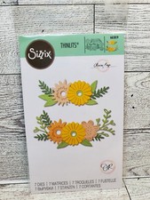 SI1 Sizzix Thinlits Die Set 7PK - Floral Contours 665819