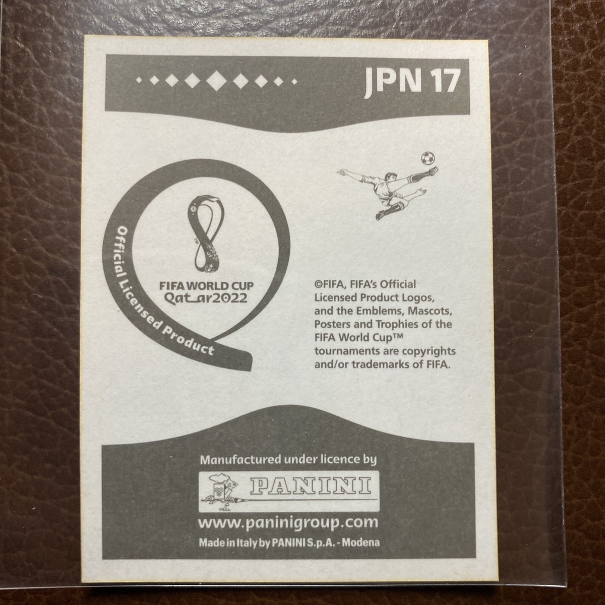 Panini Qatar 2022 World Cup Sticker Junya Ito Red Parallel JPN17
