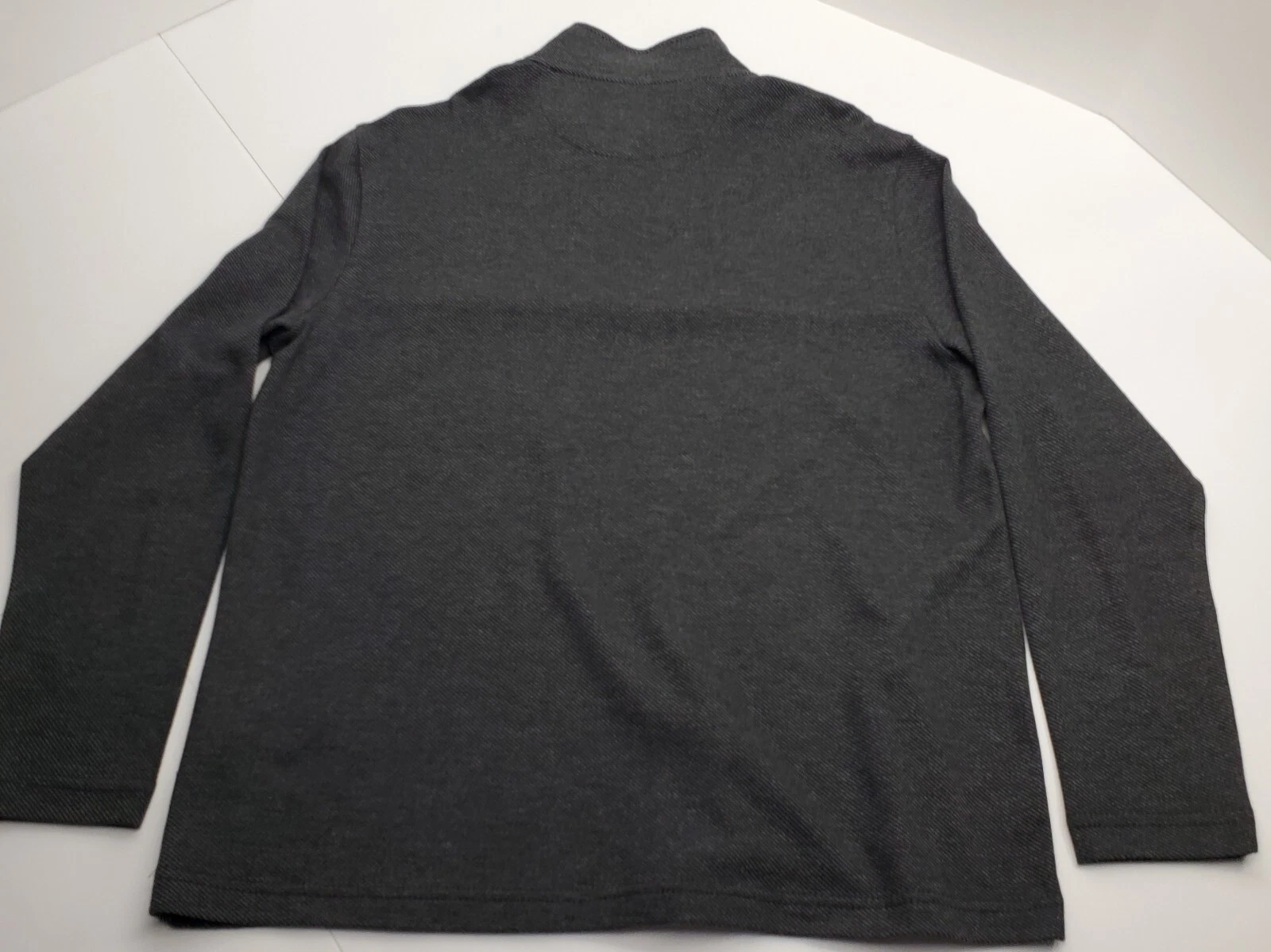 VETEMENTS Chaps Pullover Uomo Felpa Grande Nero Grigio Caldo Zip Invernale