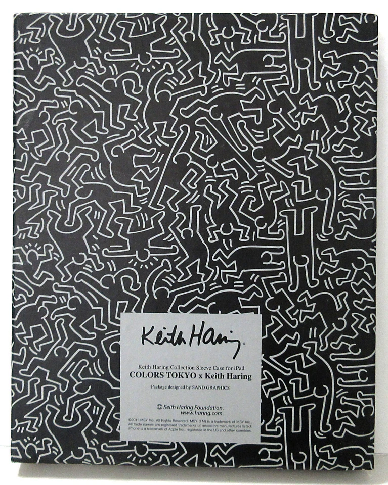 Capa Keith Haring Collection 2011 iPad cores vintage Tóquio - Imagem 2 de 3