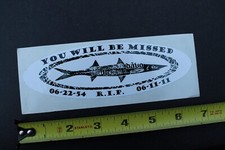 Davo Surfboards Florida Dave Dedrick Barracuda 2011 V32A Vintage Surfing STICKER