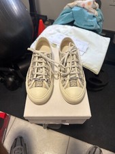 Dior Walk'N'Dior Embroidered Canvas Low Grey W for sale | eBay