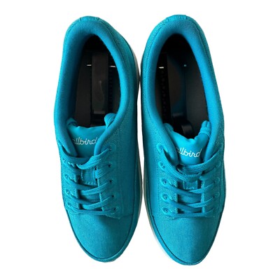 Allbirds Women’s 9.5 Blue Lace-Up Canvas Pacers Everyday Sneakers NEW Allbirds Canvas Pacer Sneakers (For Women) - Save 70% main image 3