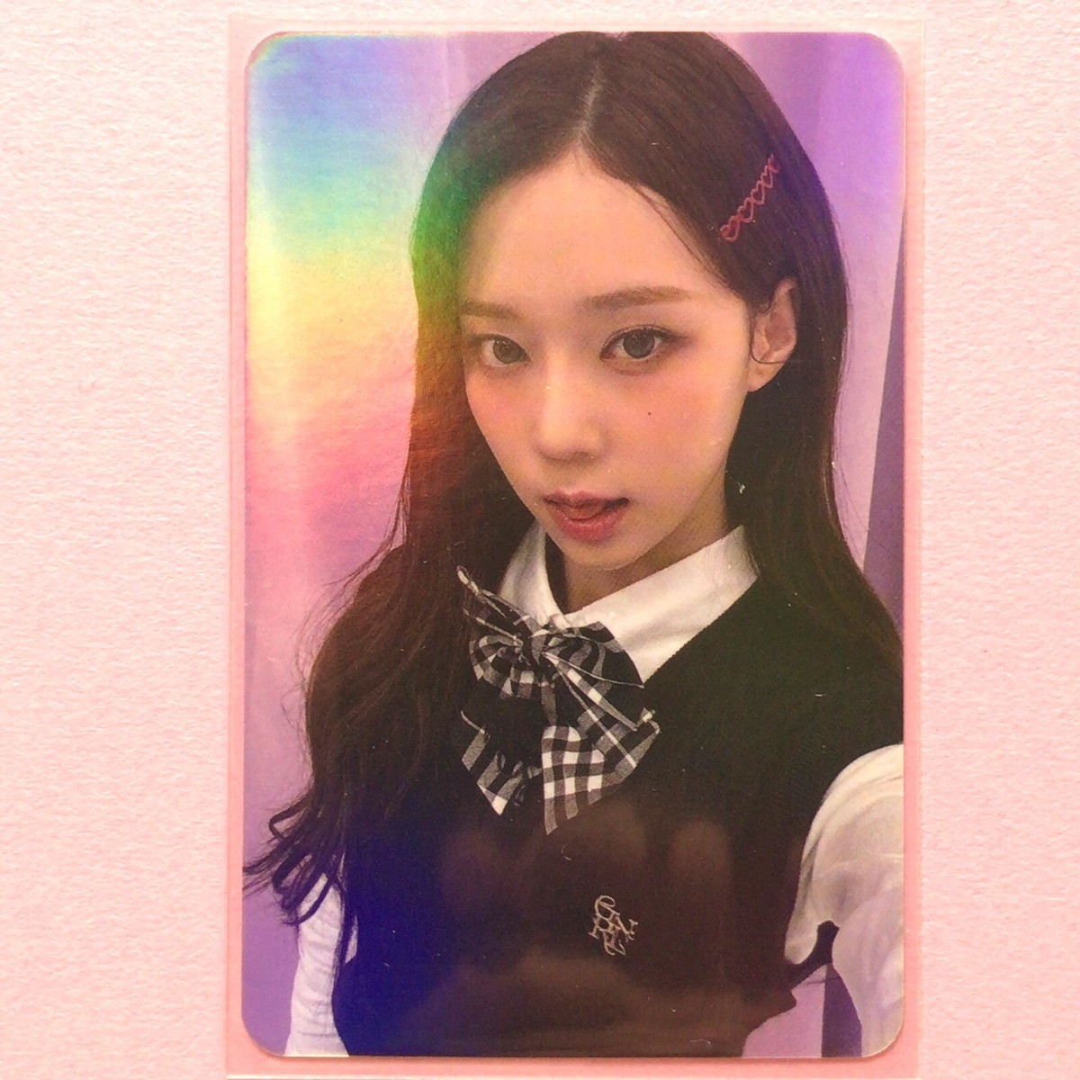 CALL ME WINTER Aespa TCG School uniform, black and white Foil KPOP