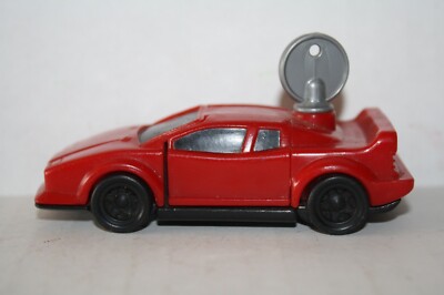 1993 HOT WHEELS KEY CAR-GOOD-RED-LOOSE-3 1/2'' LONG