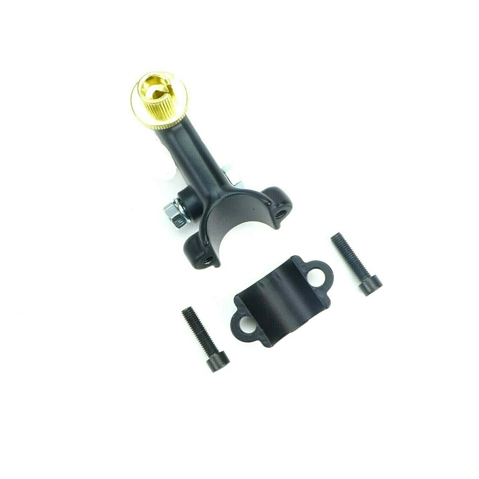 Soporte de palanca de freno percha negro 7/8" para Honda 53171-376-000 / 34-37201 Foto 4 de 4