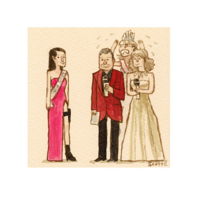 Scott C Great Showdowns 2024 ''The Beauty Pageanters'' Miss Congeniality print