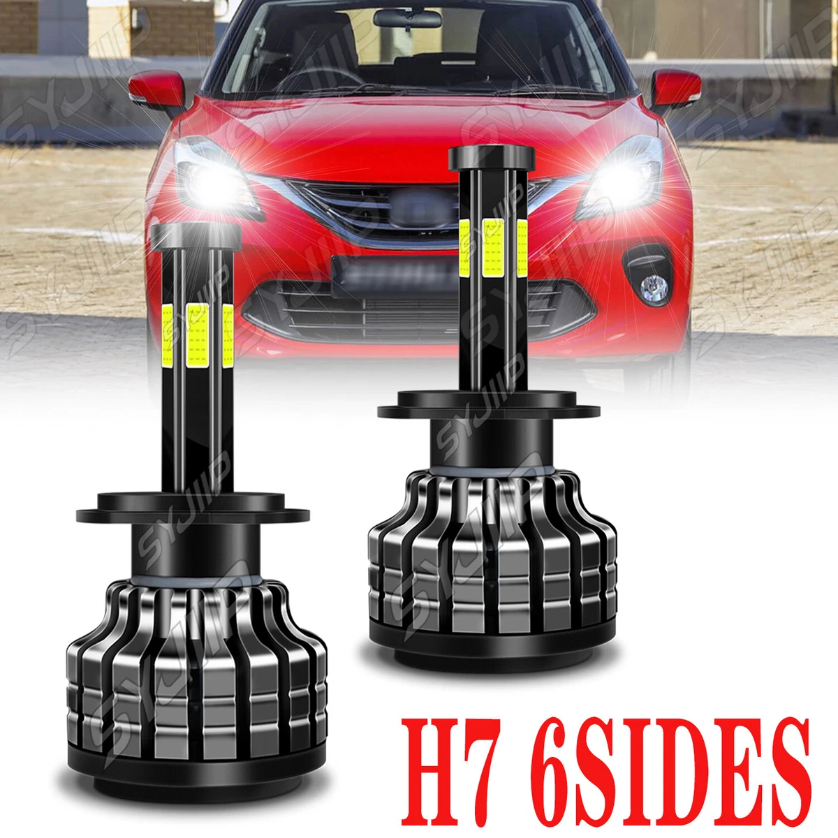 2x H7 LED Headlight Conversion Kit For BMW S1000RR S1000R R1200GS R1200S S1000XR