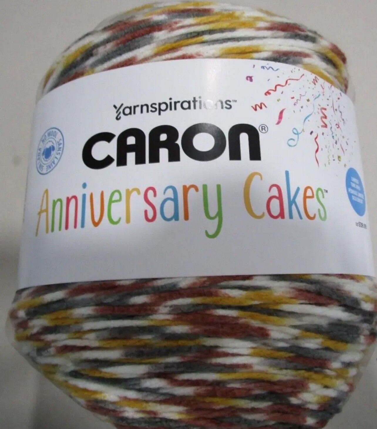 Yarnspirations Caron Anniversary Cakes SPICE DOTS 35.3 oz 1061 yards