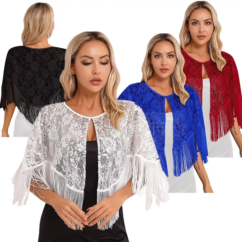 Embroidered Fringe Asymmetrical Cape - Women - Ready-to-Wear