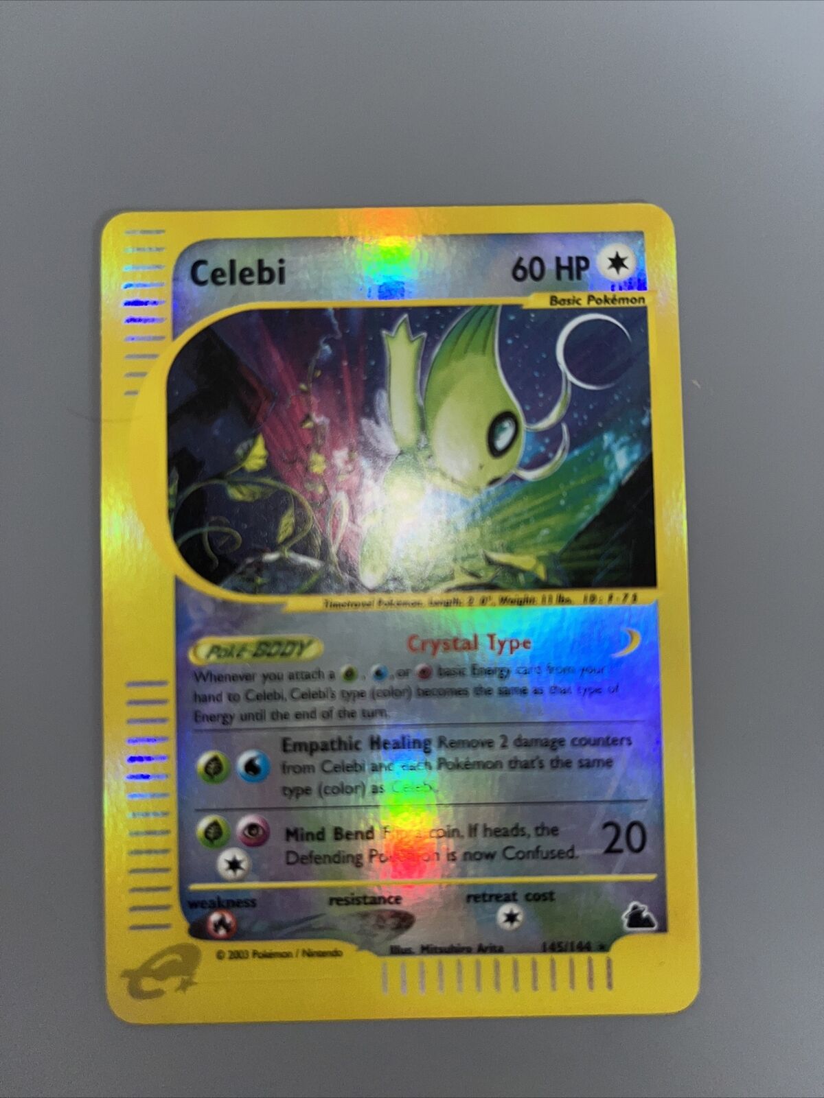 Carta Pokemon Lendarios Celebi V E Mew V +50 Cartas Original