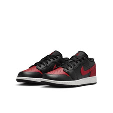 Nike Air Jordan 1 LOW GS Black Red 553560-067
