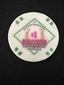 Casino Chip - Horseshoe Casino Hammond Indiana $1 Chip