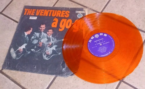 The Ventures - A Go-Go YELLOW COLORED VINYL Asian Import tongsheng Mxl-064 RARE! - Picture 3 of 3