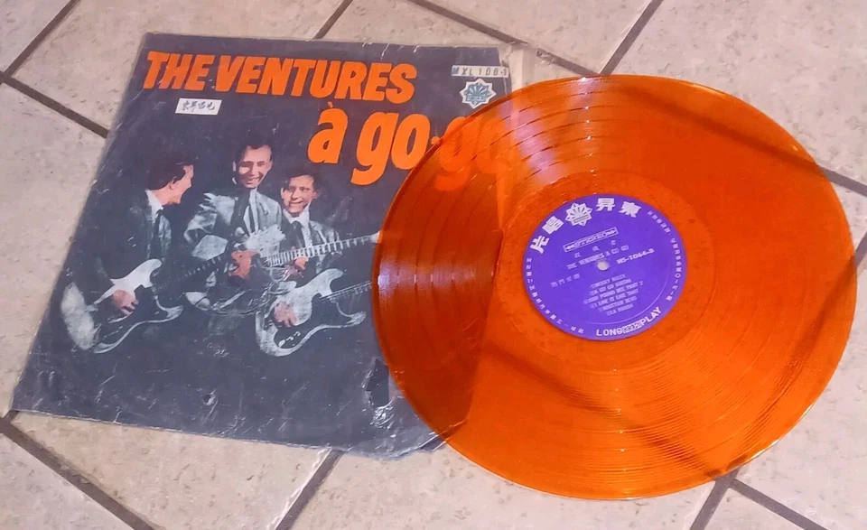 The Ventures - A Go-Go YELLOW COLORED VINYL Asian Import tongsheng Mxl-064 RARE! - Image 3 of 3