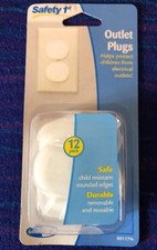 New Safety 1st Outlet Plugs - 12 pack 11721N Free Shipping