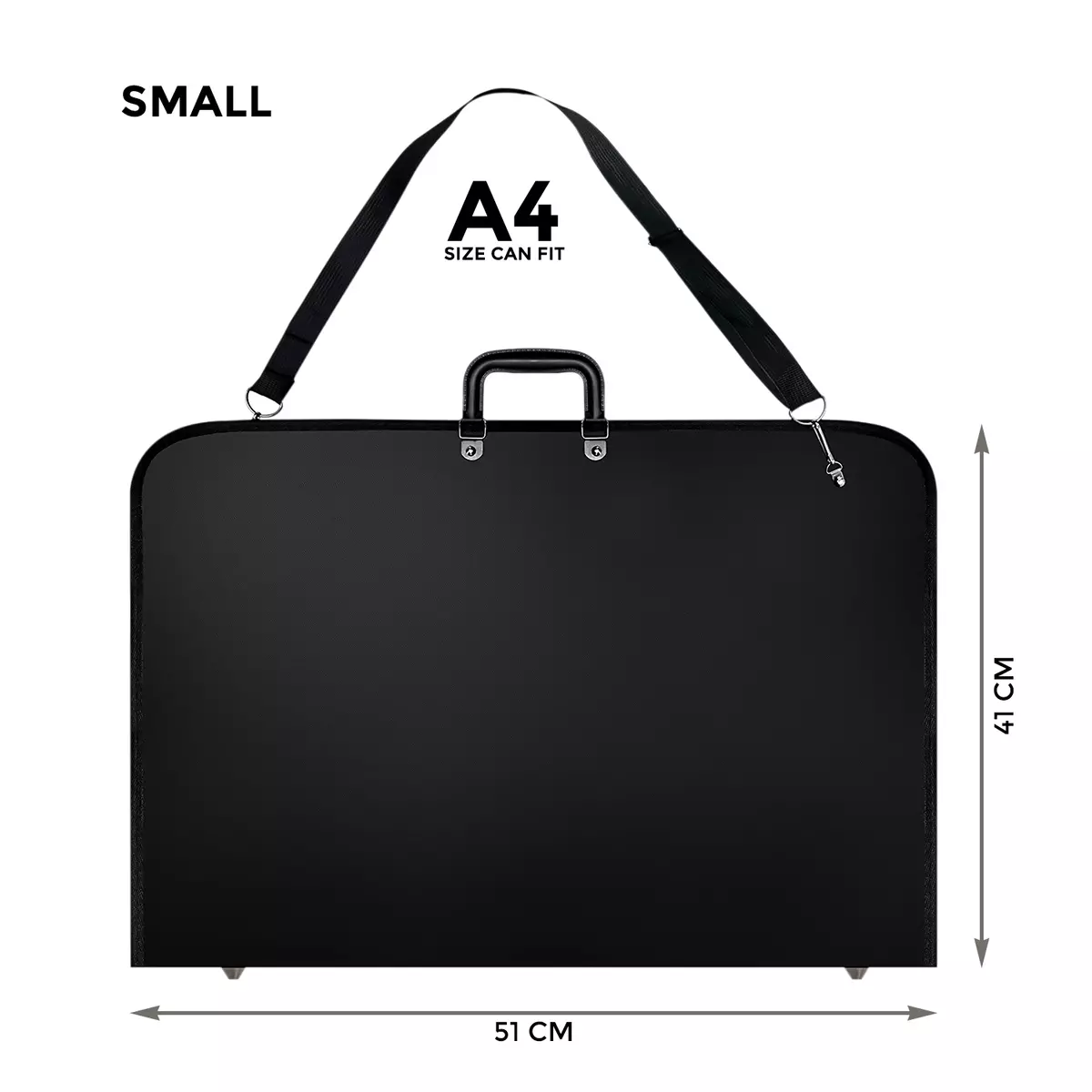 A1 A2 A3 A4 Water Proof Black Portfolio Case Design Art Work Painting  Folder Bag