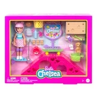Barbie Chelsea Skatepark Doll Playset with Mini Pet Figures and Accessories