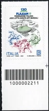 ITALY 2022: F. Italian judo wrestling karate martial arts with barcode 2211