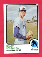1973 Topps baseball #211 e Balor Moore EX - EXMINT