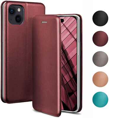 Handy Tasche für Apple iPhone 15 Schutzhülle Book Case Kartenfach Handy Hülle