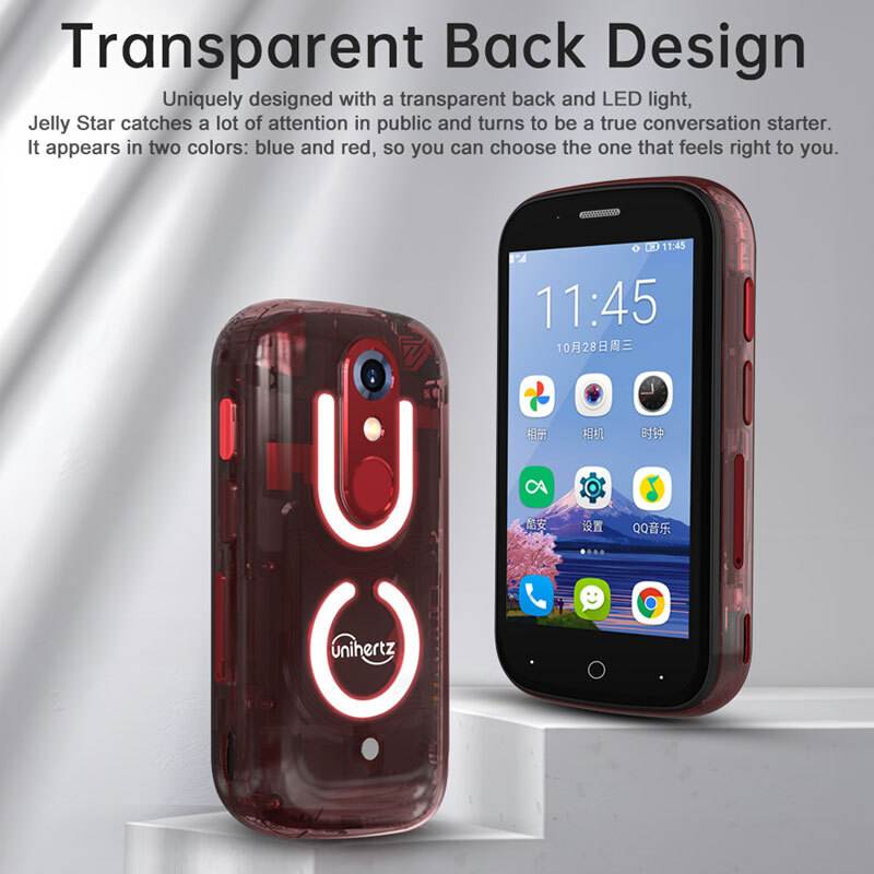 Unlock 4G LTE Unihertz Jelly Star Mini Cell Phone Android 13