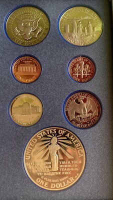(激安)1986年アメリカ合衆国プレステージセット 2セット 1986-S Mint Prestige Proof Set, w/Box & COA, 90% Silver Ellis