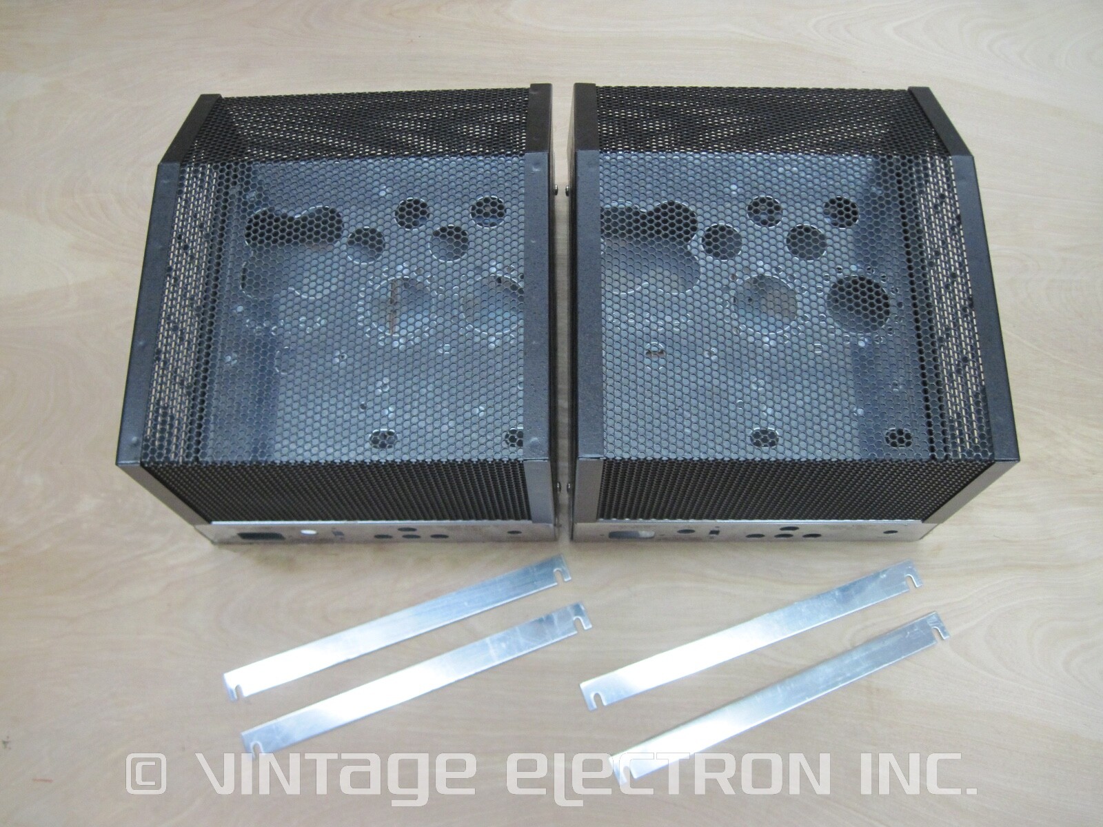 NOS PAIR - SOUND VALVES M60 - Mono 60W Vacuum Tube Amplifier CHASSIS & CAGE SET