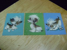 PAINT BY NUMBER OIL ART PAINTINGS X3 SET OF DOG Oil PaintinG S 