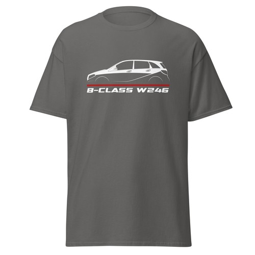 Premium T-Shirt für Mercedes B-Klasse W246 2011-2018 Enthusiast Geburtstagsgeschenk - Bild 5 von 5