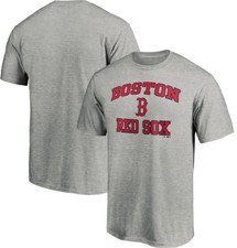 Boston Red Sox Fanatics Gray Heart  Soul Short Sleeve T-Shirt