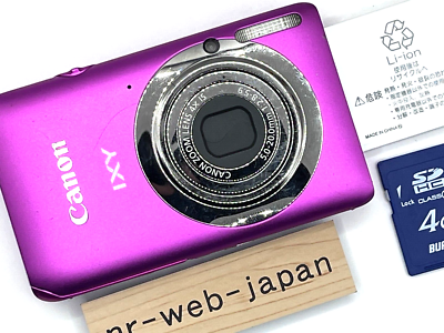 Canon IXY 210F PowerShot ELPH 100 HS 12.1MP Pink Digital Camera 