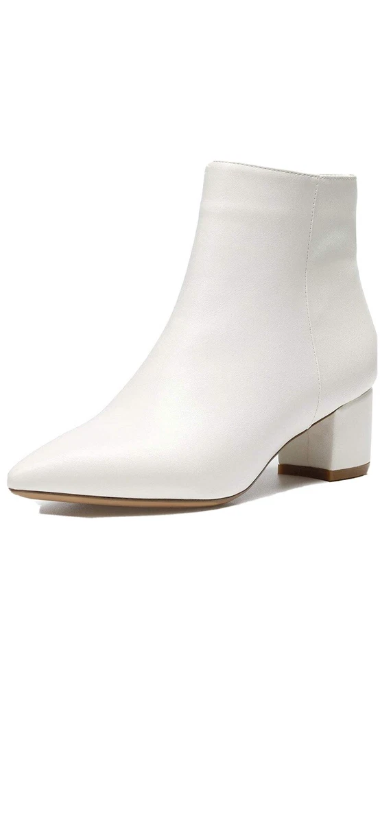 White Ankle Boot size 10